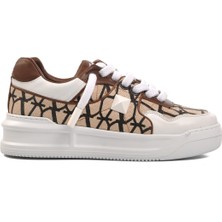 Aspor Kahve Beyaz Erkek Sneaker Premium