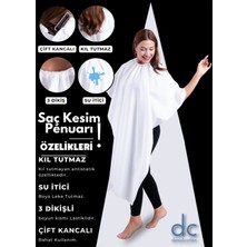 Denizli Cotton Su İtici Saç Kesim Penuarı