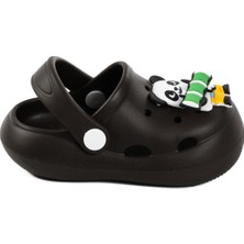 Aspor Siyah Kız Çocuk Sabo Terlik