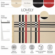 Cool Halı Col Halı Lovely Bej Kilim Makinede Yıkanabilir Çift Taraflı Akrilik Ince Banyo Balkon Mutfak Kilimi