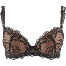 Aubade Danse Des Sens Kalıplı Push-Up Sütyen, Dantel Detaylı, Ton Sür Ton, Şeffaf & Örtücü Kontrastlı