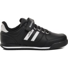 Walkway Siyah Beyaz Çocuk Spor Ayakkabı