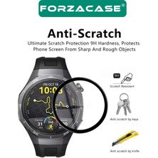 Forzacase  Huawei Watch Gt5 Pro 46MM Için Çerçeveli Tam Kaplayan 3D Pet Ekran Koruyucu Film - FC016