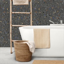 Duvar Kaplama Folyosu Kendinden Yapışkanlı Terrazzo Desen