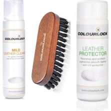 Colourlock Mild Leather Cleaner Leather Protector ve Fırça Seti