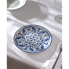 Reve Bleu Serenity Pasta Tabağı - 19 cm - Mavi/beyaz