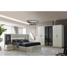 Aden Mdf Bazalı Yatak Odası Takımı