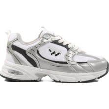 Walkway Beyaz Siyah Unisex Spor Ayakkabı