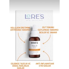 Lores Beauty Vitamin C Cilt Tonu Sabitleyici Parlatıcı Yenileyici Serum 30ML