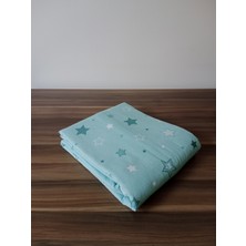 Asev Home İpli Ayarlanabilir Isıya Dayanıklı Keçeli Büyük Boy Ütü Masası Kılıfı Örtüsü Bezi 55X140CM Green Star