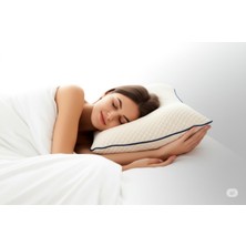 Apsara Visco Ortopedik Boyun Destekli Büyük Tombul Yastık 60*40*15 cm  Beyaz