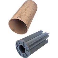 Eco Shop Bohem Kapsül Ayak 15CM - Ceviz Rengi
