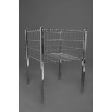 Mediterian Profil Ayaklı Havuz Sepeti, dayanıklı metal tasarımıyla kullanışlı ve şık.