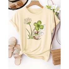 Punix Kids Punıx  Kıds  Özel  Tasarım  Şans Perisi Baskılı  Yeni Stil  Kız  Çocuk  Ter  Tutmayan  Yazlık  T-Shırt