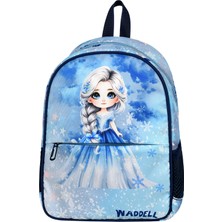 Niss Store Lisanslı Buz Kız Desenli Anaokul Kreş Kız Çocuk Sırt Çantası