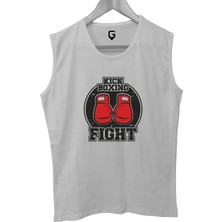 Top Glory Gloves Baskılı Kolsuz Sporcu T-Shirt Tank Top Sporcu Fitness Atlet
