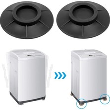 Mediterian Çamaşır Makinesi Titreşim Engelleyici Set, 4'lü, Çok Renkli, Sağlam ve Stabilite Sağlar