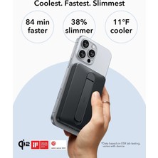 Esr 5000 Mah Taşınabilir Şarj Cihazı Halolock Qi2 Kickstand Magsafe Standlı Powerbank - Titanium