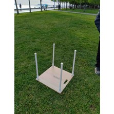 Kamp Masası 60X60 Modüler Ahşap Ppr Kişiye Özel Tasarım