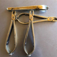 Mediterian El yapımı renkli metal kasnaklı fıstık kırma pense seti, dayanıklı ve şık tasarım