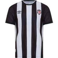 Beşiktaş Umbro 24/25 Çubuklu Forma 3 - 4 Yaş Siyah - Beyaz Renkli Çocuklar İçin