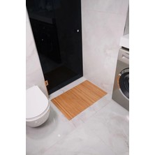 Bambu Kaydırmaz Banyo Matı Koltuk Matı Ahşap Kanepe Koltuk Kenarı Matı