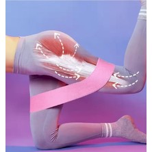 3'Lü Set Kalça Direnç Bant (Hip Band - Loop Squat) Egzersiz Fitness Pilates Dokuma Jimnastik Bandı