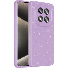 Xiaomi Redmi Note 14 Pro Plus Kılıf Kamera Korumalı Simli Parlak Darbe Emici Şık Silikon Kapak