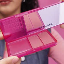 Sephora Palette Blush Blush Blush - Üçlü Allık Paleti 02 Sunset Chaser (10 gr)