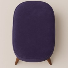 Oval Puf Koltuk 53X35 Uzanma Koltuğu Makyaj Koltuğu