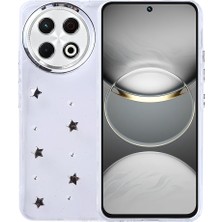 Tecno Spark 30 Pro Kılıf Airbag Tasarımlı Simli Zr-Kutup