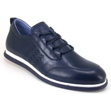 3274 Libero Hakiki Deri  Günlük Erkek Ayakkabı-Lacivert