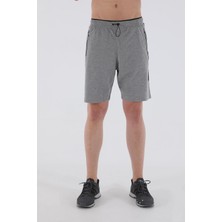 Maraton Regular Erkek    Gri Melanj Şort 21042