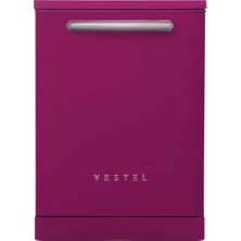 Bm 5011 Retro Pembe Bulaşık Makinesi