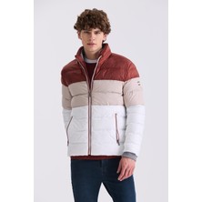 Jakamen Taba Slim Fit Dik Yaka Kışlık Şişme Mont