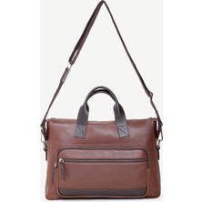 Deri Detaylı Laptop Çantası