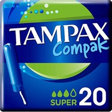 Tampax Aplikatörlü Tampon Super 20 Adet