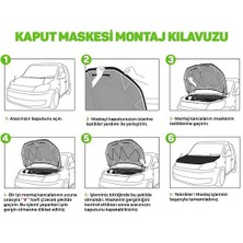 Ford Transit 2007-2013 Model Uyumlu Kaput Koruyucu Branda