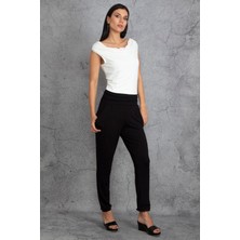 Şans Tekstil Kadın Kemik İki Renkli Tulum