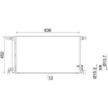 Mahle AC952000S Klima Radyatörü Touareg A8 18- A6 A7 17- Q7 16- 3.0tdı Czse Cuea Dend