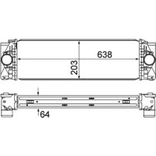 Mahle CI369000S Turbo Radyatörü Transporter - Sprinter Cdı 06- 09 Arası