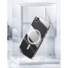 iPhone 16E Kılıf M-Safe Şarj Özellikli Benks ​​​​​​crystal Serisi Şeffaf Kapak Şeffaf