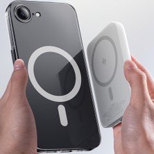 iPhone 16E Kılıf M-Safe Şarj Özellikli Benks ​​​​​​crystal Serisi Şeffaf Kapak Şeffaf
