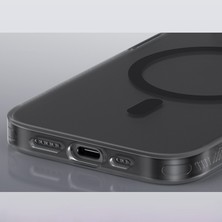 iPhone 16E Kılıf M-Safe Şarj Özellikli Benks Lucid Armor Kapak Siyah