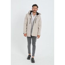 Freemen Spor Erkek Polarlı Su ve Rüzgar Geçirmez Kapüşonlu Mont & Kaban & Parka