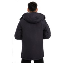 Freemen Spor Erkek Polarlı Su ve Rüzgar Geçirmez Kapüşonlu Mont & Kaban & Parka