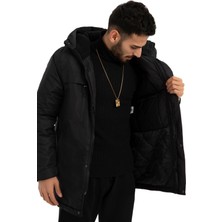 Freemen Spor Erkek Polarlı Su ve Rüzgar Geçirmez Kapüşonlu Mont & Kaban & Parka