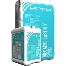 Megaizo Lastik 7 Yarı Elastik Su Yalıtım Malzemesi Gri 20KG