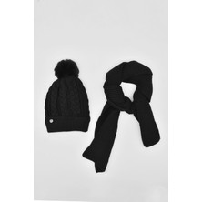 Külah Kadın Atkı Bere Takım Hediye Kutulu 2li Set