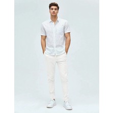 Wkm Casual Regular Fit Erkek Keten Chıno Pantolon